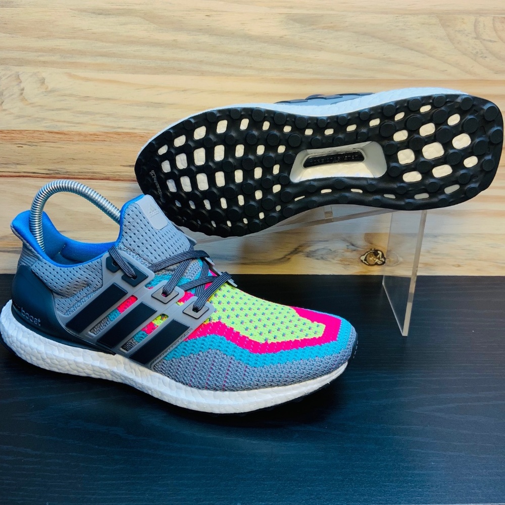 New Adidas Ultra Boost 2.0 Multi Color Running - Picture 7 of 8